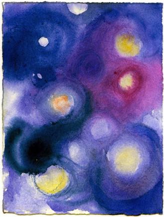 07 (Turbulence), 14cmx19cm, Watercolour 07 (Turbulence), 14cmx19cm, Watercolour